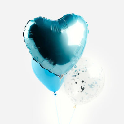 Blue Birthday Balloon Set