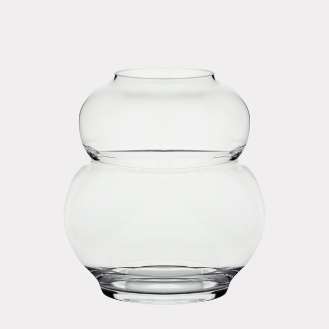 Bolia Mingei Vase Double Clear Glass