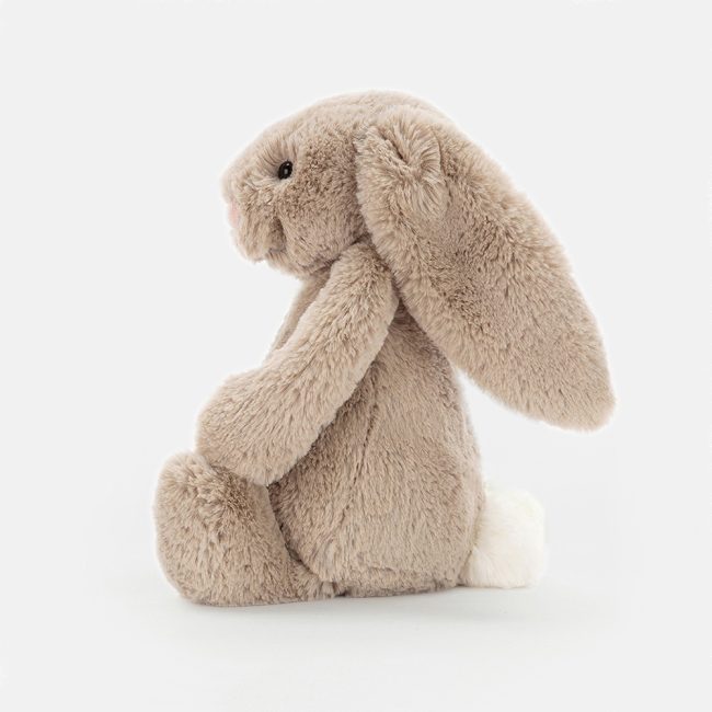 jellycat beige medium bunny side view