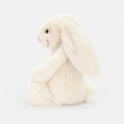 jellycat cream medium bunny side view