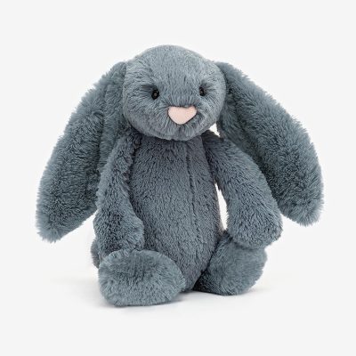 jellycat dusky blue medium bunny soft toys