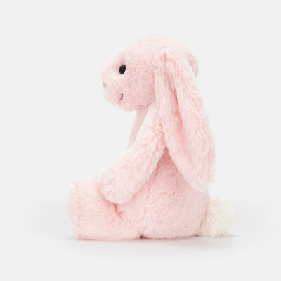 jellycat pink medium bunny side