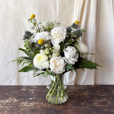 Peony Blanche White Peony Bouquet