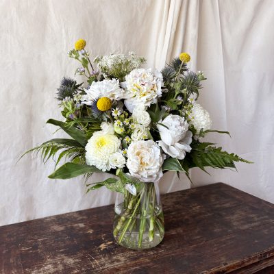 Peony Blanche White Peony Bouquet