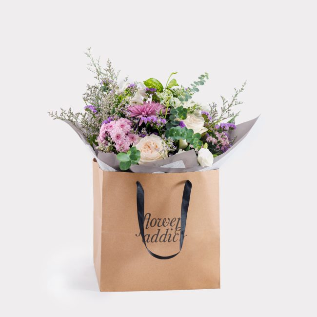 Perfect Posy Bouquet Wrapped in Bag