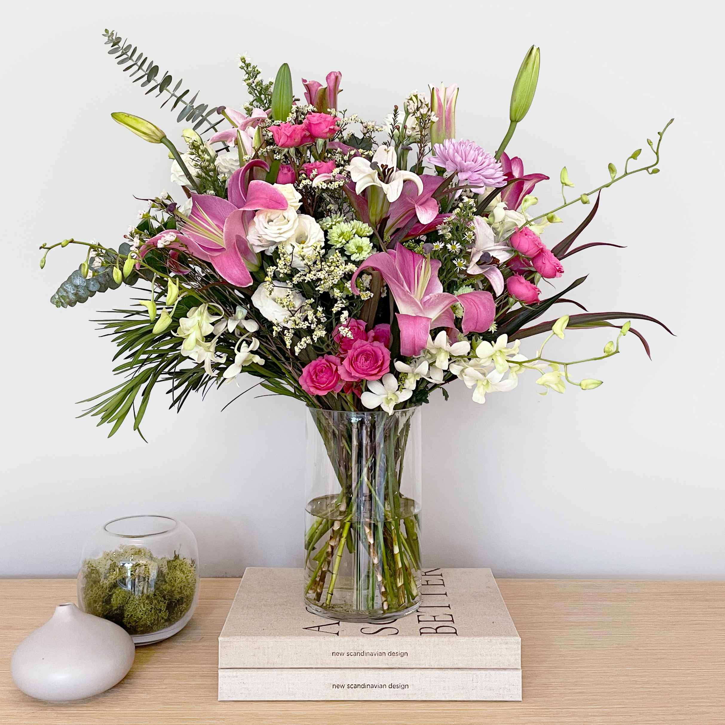 Pure Delight Valentine's Day Lily Bouquet