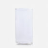 Tall glass vase for flower arrangements